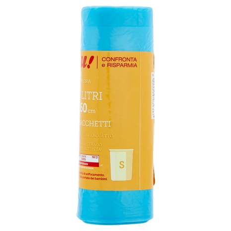 Sacchi Pattumiera 30 Litri con Laccetto U! Confronta e Risparmia